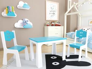Gyerekszék asztallal Cloud Szín: kék