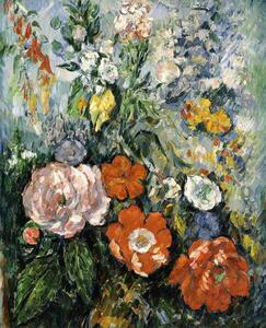 Cezanne, Paul - Reprodukció Bouquet of Flowers, (35 x 40 cm)