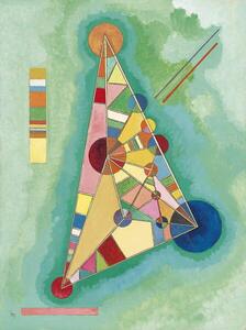 Kandinsky, Wassily - Reprodukció Colorful in the triangle, (30 x 40 cm)