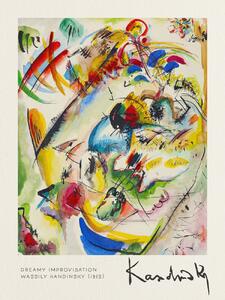 Festmény reprodukció Dreamy Improvisation - Wassily Kandinsky, (30 x 40 cm)