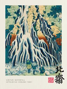 Festmény reprodukció Kirifuri Waterfall - Katsushika Hokusai, (30 x 40 cm)