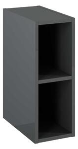 Elita Kwadro Plus szekrény 19.6x39.8x53 cm oldalt függő antracit 166775