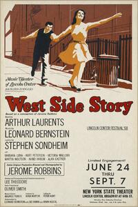 Festmény reprodukció West Side Story, 1968 (Vintage Theatre Production), (26.7 x 40 cm)