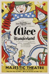 Festmény reprodukció Alice in Wonderland, 1947 (Vintage Theatre Production), (26.7 x 40 cm)