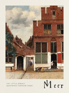 Festmény reprodukció The Little Street - Johannes Vermeer, (30 x 40 cm)