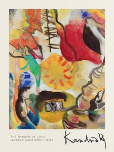Festmény reprodukció The Garden of Love - Wassily Kandinsky, (30 x 40 cm)