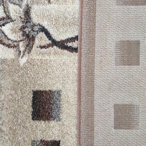 Kiváló minőségű nappali szőnyeg virágmintával Szélesség: 80 cm | Hossz: 150 cm