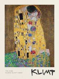 Festmény reprodukció The Kiss - Gustav Klimt, (30 x 40 cm)