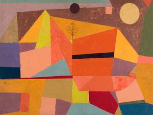 Festmény reprodukció Joyful Mountain Landscape - Paul Klee, (40 x 30 cm)