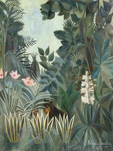 Festmény reprodukció The Equatorial Jungle - Henri Rousseau, (30 x 40 cm)