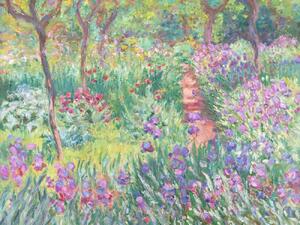 Festmény reprodukció The Garden in Giverny - Claude Monet, (40 x 30 cm)