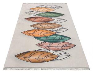 Csúszásgátló szőnyeg levelekkel Szélesség: 160 cm | Hossz: 220 cm