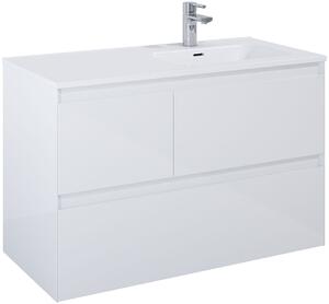 Elita Split szekrény 100x45.8x63.5 cm Függesztett, mosdó alatti fehér 169092