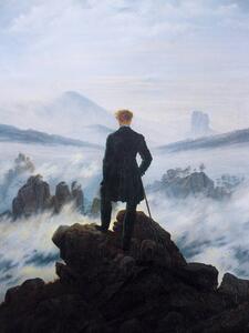 Festmény reprodukció Vándor a tengeri köd felett, (30 x 40 cm)