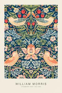 Reprodukció Strawberry Thief (Special Edition Classic Vintage Pattern) - William Morris, (26.7 x 40 cm)
