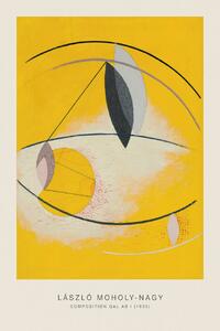 Reprodukció Composition Gal Ab I (Original Bauhaus in Yellow, 1930) - Laszlo / László Maholy-Nagy, (26.7 x 40 cm)
