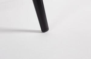 White Label Fekete két oldalsó asztalkészlet WLL DAVEN 40/50 cm