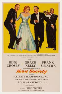 Festmény reprodukció High Society with Bing Crosby, Grace Kelly & Frank Sinatra, (26.7 x 40 cm)