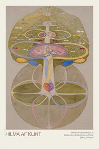Festmény reprodukció Tree of Knowledge Series (No.1 out of 8) - Hilma af Klint, (26.7 x 40 cm)
