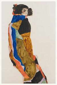 Reprodukció Moa (Female Portrait) - Egon Schiele, (26.7 x 40 cm)