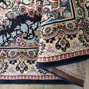 Vintage szőnyeg luxus kék-piros mintával Szélesség: 150 cm | Hossz: 230 cm