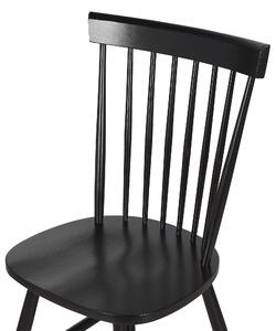 Étkező szék 2 részes készlet Fekete BURGES