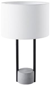Fehér fém asztali lámpa 60 cm REMUS