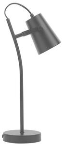 Fekete fém asztali lámpa 39 cm FLINT