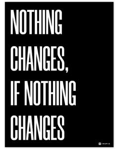 Motivációs képek - NOTHING CHANGES