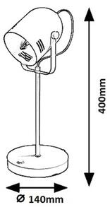 Rabalux Minuet asztali lámpa 1x15 W fehér-menta 7015