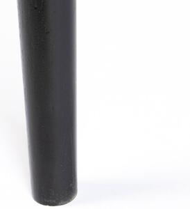 White Label Fekete tölgy dohányzóasztal WLL FABIO 80 cm