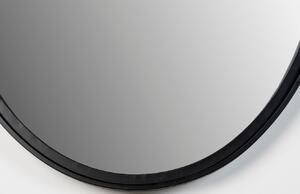 White Label Fekete ovális függő tükör WLL Matz L