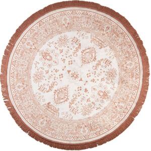 White Label Rózsaszín szövet körszőnyeg WLL REZA 160 cm