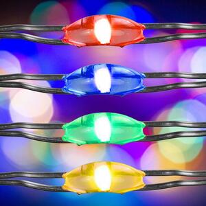 VOLTRONIC® LED lánc készlet 10 db 50 LED színes
