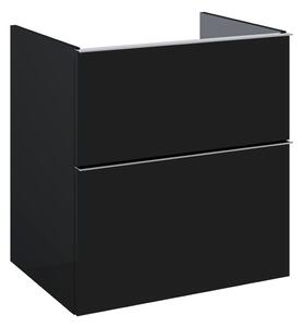 Elita Look szekrény 60x44.9x63.5 cm Függesztett, mosdó alatti fekete 168110