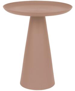 White Label Rózsaszín fém oldalasztal WLL RINGAR 34,5 cm