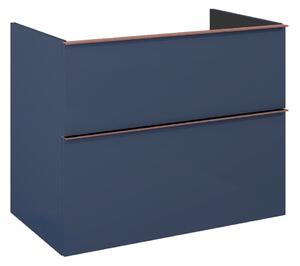 Elita Look szekrény 80x44.9x63.5 cm Függesztett, mosdó alatti kék 168580