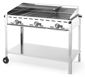 Green Fire grillsütő, 3 égővel, HENDI, Profi Termékcsalád, 17,4kW, 1078x612x(H)825mm