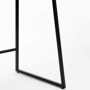 White Label Fekete tölgy munkaasztal WLL GIORGIO 120 x 60 cm