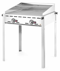 Hendi Green Fire grillsütő, 2 égővel, Profi Termékcsalád, 2 Rozsdamentes acél GN 1/1 grillsütő rács, 11,6kW, 740x612x(H)825mm