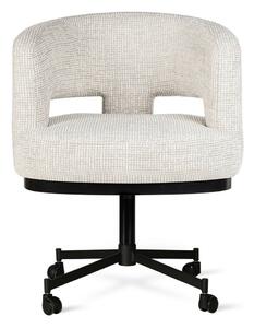 Tilburg Wheels Forgószék Textil Fehér Görgős