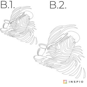 Állatos falmatrica - Zebra