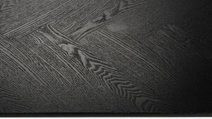 White Label Fekete kőris fésülködőasztal WLL FABIO 120 x 40 cm