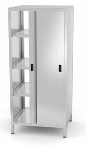 Tányértároló szekrény tolóajtókkal, HENDI, Kitchen Line, 800x700x(H)1800mm