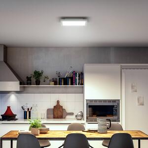 Philips Hue LED panel White Ambiance Aurelle, 30x30 cm, fehér, dimmelhető, Fehér / opál, Nappali / Étkező, Alumínium, Modern