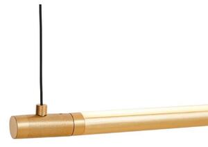 LOOM DESIGN LED függő világítás Straw 200, arany, alumínium, dimmelhető, Sárgaréz / arany, Nappali / Étkező, Alumínium, Modern