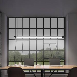 OSRAM LED lógó világítás Office line Slab fekete 4000 K dimmelhető, dimmelhető, Fekete, Dolgozószoba / Iroda, Alumínium, Modern