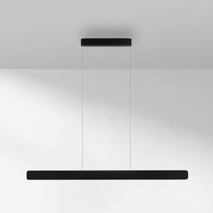Paul Neuhaus LED lógó világítás Q-Stretto, fekete, 120 cm, dimmelhető, Fekete, Nappali / Étkező, fém, Modern