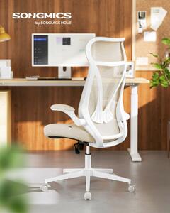 SONGMICS OBN088K01 ergonomikus irodai szék magasságállítással cappuccino bézs