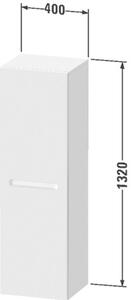 Duravit No. 1 szekrény 40x36x132 cm oldalt függő fehér N11308L18180000